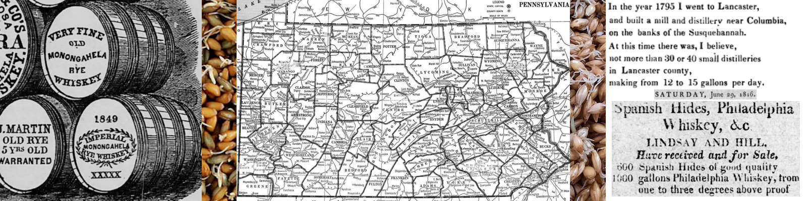 Pennsylvania (style) Rye Whiskies