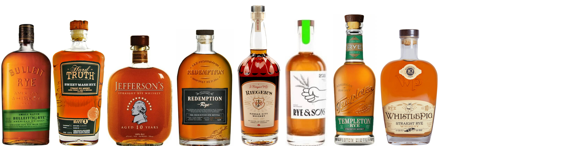 Detailed Supermajority Rye Whiskey Bottles