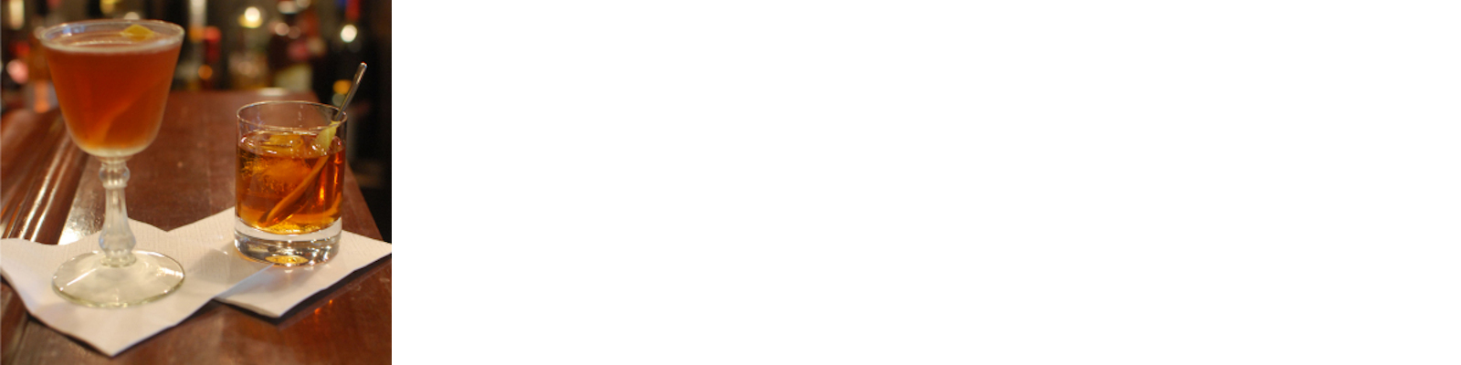 Modern Cocktail and Old-fashioned Cocktail